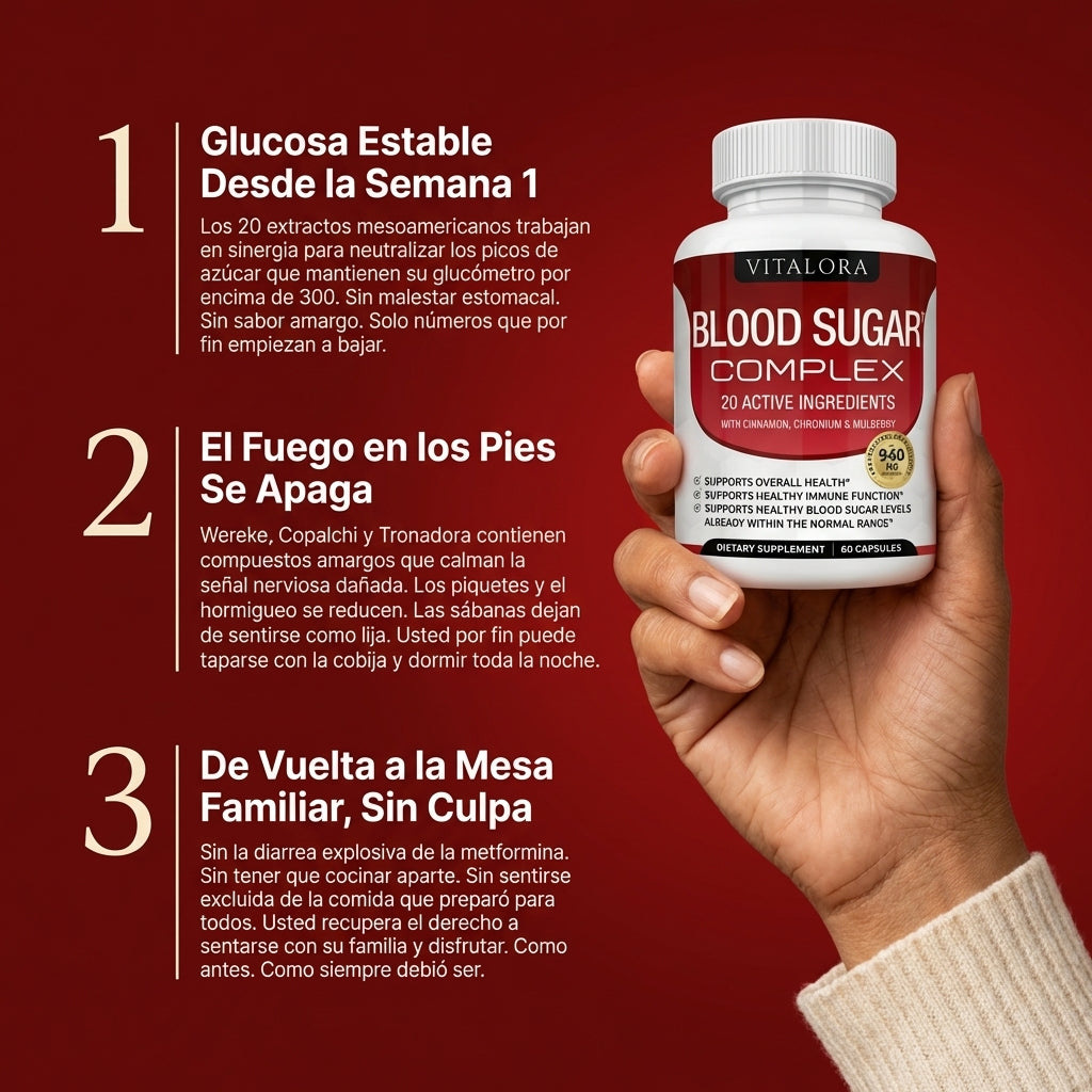 Vitalora™: El Complejo de 20 Hierbas Para La Glucosa