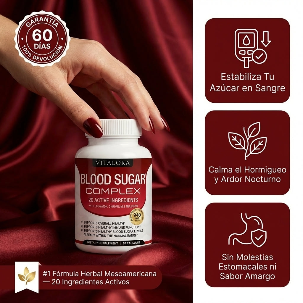 Vitalora™: El Complejo de 20 Hierbas Para La Glucosa