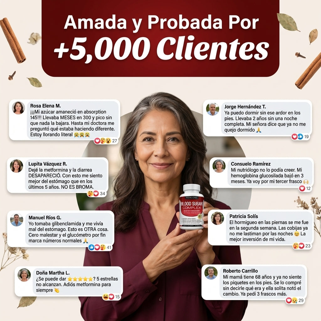 Vitalora™: El Complejo de 20 Hierbas Para La Glucosa