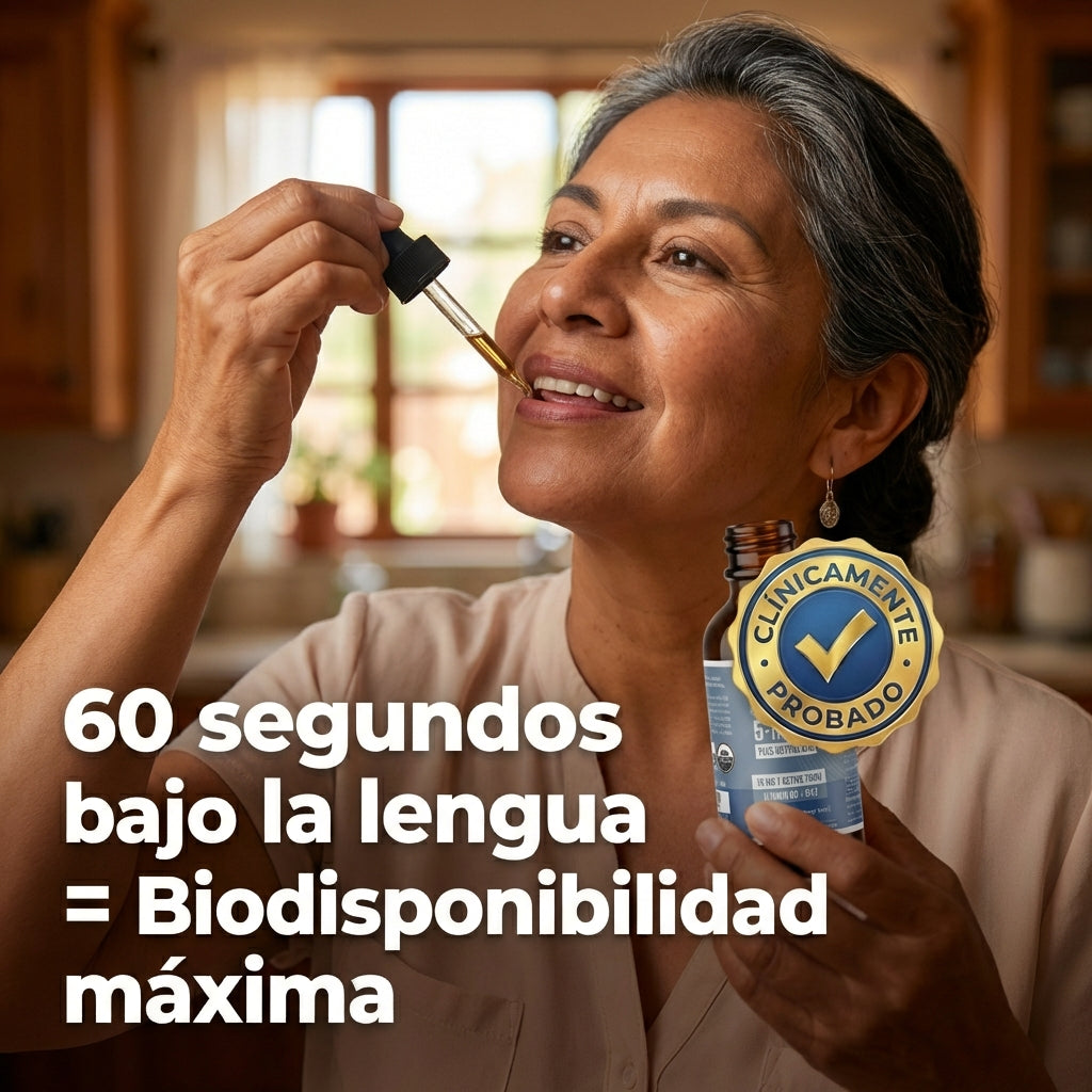 Vitalora™ L-metilfolato  - No Es Fatiga. Es Tu Genética.