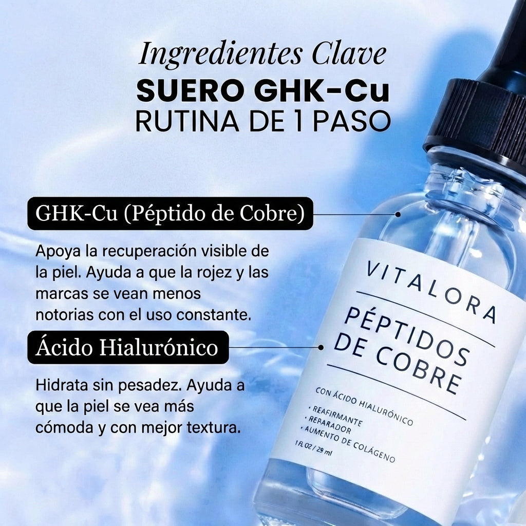 Vitalora™ - Suero Anti Acné Facial con Péptido de Cobre